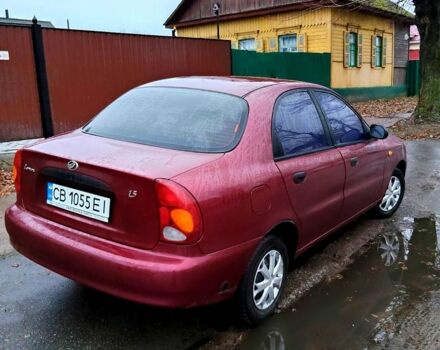Красный ЗАЗ Ланос, объемом двигателя 1.5 л и пробегом 200 тыс. км за 2400 $, фото 2 на Automoto.ua