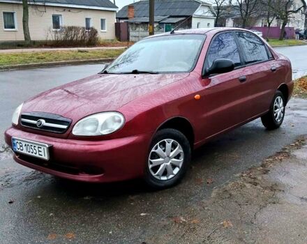 Красный ЗАЗ Ланос, объемом двигателя 1.5 л и пробегом 200 тыс. км за 2400 $, фото 1 на Automoto.ua