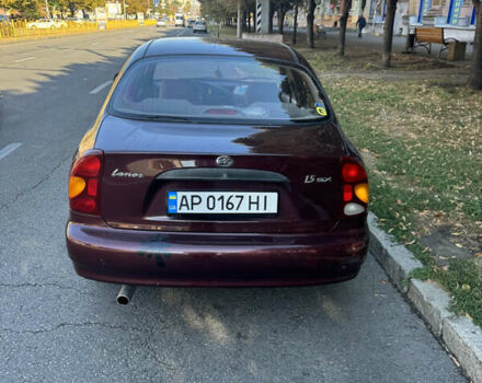 Красный ЗАЗ Ланос, объемом двигателя 1.5 л и пробегом 128 тыс. км за 3600 $, фото 2 на Automoto.ua