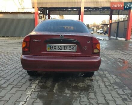 Красный ЗАЗ Ланос, объемом двигателя 1.5 л и пробегом 650 тыс. км за 3200 $, фото 4 на Automoto.ua