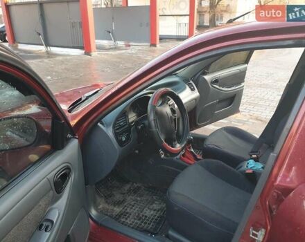 Красный ЗАЗ Ланос, объемом двигателя 1.5 л и пробегом 650 тыс. км за 3200 $, фото 7 на Automoto.ua