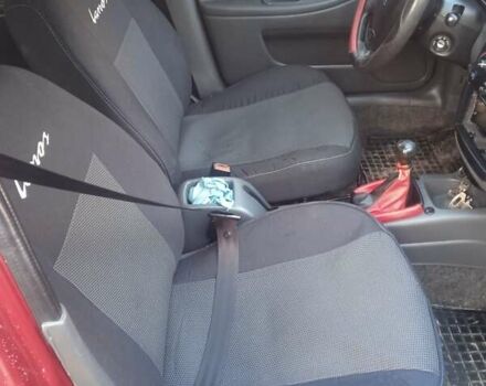 Красный ЗАЗ Ланос, объемом двигателя 1.5 л и пробегом 650 тыс. км за 3200 $, фото 13 на Automoto.ua