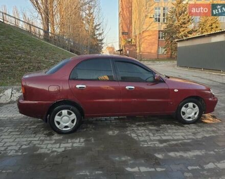 Красный ЗАЗ Ланос, объемом двигателя 1.5 л и пробегом 650 тыс. км за 3200 $, фото 5 на Automoto.ua