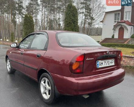 Красный ЗАЗ Ланос, объемом двигателя 1.5 л и пробегом 98 тыс. км за 3300 $, фото 6 на Automoto.ua
