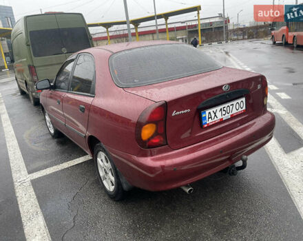 Красный ЗАЗ Ланос, объемом двигателя 1.5 л и пробегом 64 тыс. км за 3700 $, фото 4 на Automoto.ua