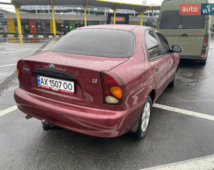 Красный ЗАЗ Ланос, объемом двигателя 1.5 л и пробегом 64 тыс. км за 3700 $, фото 3 на Automoto.ua