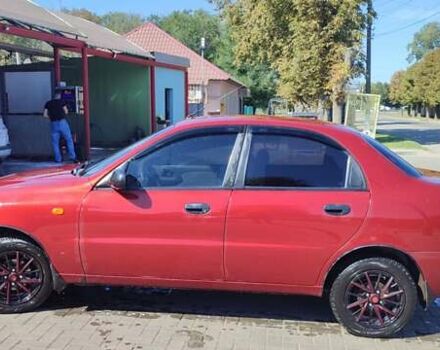 Червоний ЗАЗ Ланос, об'ємом двигуна 1.5 л та пробігом 157 тис. км за 3100 $, фото 1 на Automoto.ua