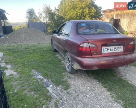 Червоний ЗАЗ Ланос, об'ємом двигуна 1.3 л та пробігом 199 тис. км за 1200 $, фото 1 на Automoto.ua