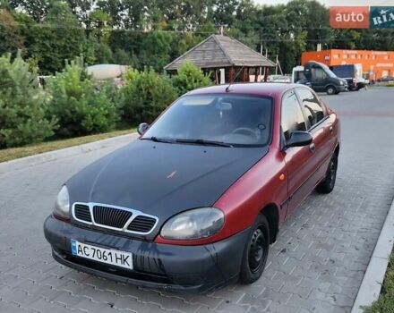 Красный ЗАЗ Ланос, объемом двигателя 1.5 л и пробегом 255 тыс. км за 870 $, фото 1 на Automoto.ua