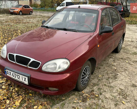 Красный ЗАЗ Ланос, объемом двигателя 1.5 л и пробегом 267 тыс. км за 2200 $, фото 1 на Automoto.ua