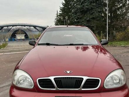 Красный ЗАЗ Ланос, объемом двигателя 1.3 л и пробегом 192 тыс. км за 2300 $, фото 1 на Automoto.ua