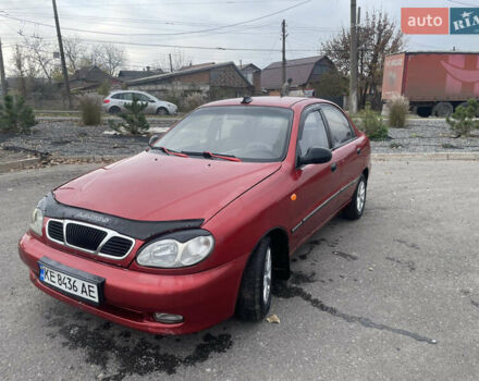 Красный ЗАЗ Ланос, объемом двигателя 1.39 л и пробегом 180 тыс. км за 1750 $, фото 1 на Automoto.ua