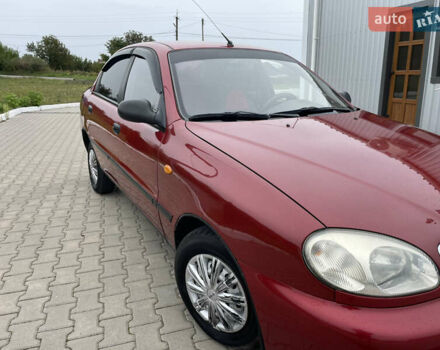 Червоний ЗАЗ Ланос, об'ємом двигуна 1.39 л та пробігом 170 тис. км за 1850 $, фото 1 на Automoto.ua