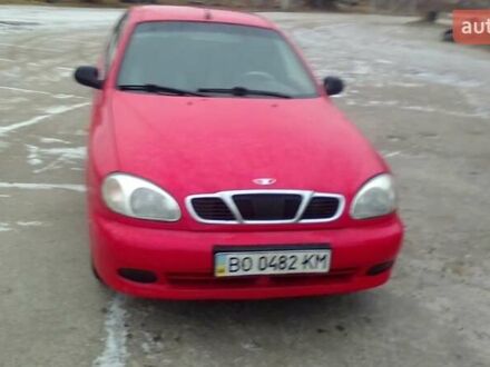 Красный ЗАЗ Ланос, объемом двигателя 1.3 л и пробегом 200 тыс. км за 1900 $, фото 1 на Automoto.ua