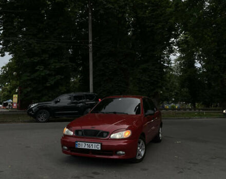 Красный ЗАЗ Ланос, объемом двигателя 1.39 л и пробегом 190 тыс. км за 2500 $, фото 1 на Automoto.ua