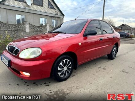 Червоний ЗАЗ Ланос, об'ємом двигуна 1.4 л та пробігом 44 тис. км за 3700 $, фото 1 на Automoto.ua