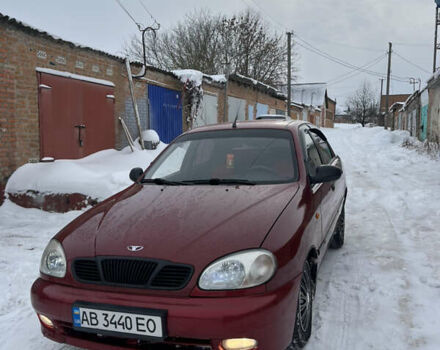 Красный ЗАЗ Ланос, объемом двигателя 1.39 л и пробегом 181 тыс. км за 2400 $, фото 1 на Automoto.ua