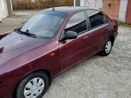 Красный ЗАЗ Ланос, объемом двигателя 1.6 л и пробегом 147 тыс. км за 2500 $, фото 1 на Automoto.ua