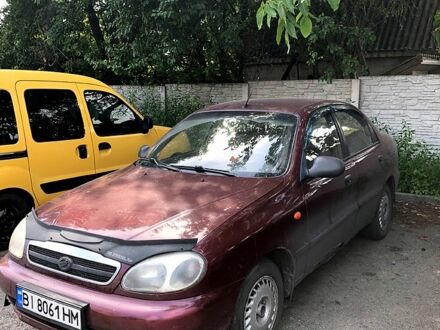 ЗАЗ Ланос 2009 у Диканьке на Automoto.ua Червоний ЗАЗ Ланос, об'ємом двигуна 1.6 л та пробігом 161 тис. км за 1550 $, фото 1 на Automoto.ua