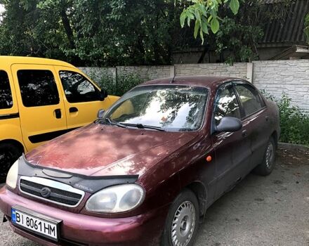 Червоний ЗАЗ Ланос, об'ємом двигуна 1.6 л та пробігом 161 тис. км за 1550 $, фото 1 на Automoto.ua