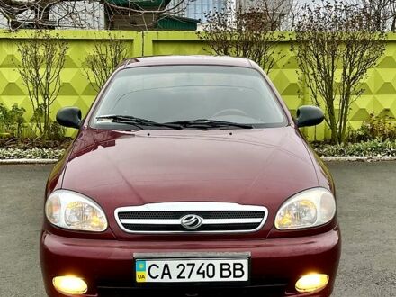 Красный ЗАЗ Ланос, объемом двигателя 1.5 л и пробегом 74 тыс. км за 3200 $, фото 1 на Automoto.ua