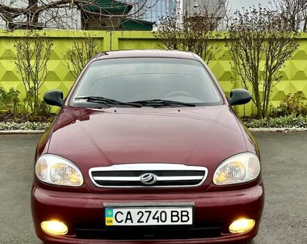 Червоний ЗАЗ Ланос, об'ємом двигуна 1.5 л та пробігом 74 тис. км за 3200 $, фото 1 на Automoto.ua