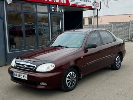 Красный ЗАЗ Ланос, объемом двигателя 1.5 л и пробегом 208 тыс. км за 3450 $, фото 1 на Automoto.ua