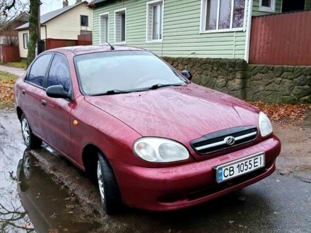 Красный ЗАЗ Ланос, объемом двигателя 1.5 л и пробегом 200 тыс. км за 2400 $, фото 1 на Automoto.ua