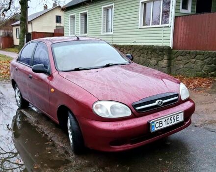 Красный ЗАЗ Ланос, объемом двигателя 1.5 л и пробегом 200 тыс. км за 2400 $, фото 1 на Automoto.ua