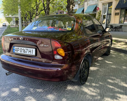 Красный ЗАЗ Ланос, объемом двигателя 1.5 л и пробегом 128 тыс. км за 3600 $, фото 1 на Automoto.ua