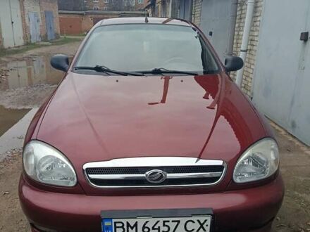 Красный ЗАЗ Ланос, объемом двигателя 1.5 л и пробегом 150 тыс. км за 2800 $, фото 1 на Automoto.ua