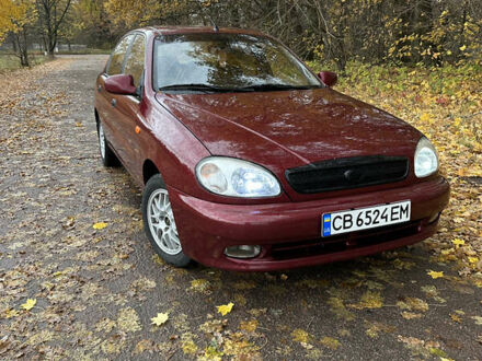 Красный ЗАЗ Ланос, объемом двигателя 1.5 л и пробегом 183 тыс. км за 3200 $, фото 1 на Automoto.ua