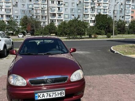 Красный ЗАЗ Ланос, объемом двигателя 1.5 л и пробегом 125 тыс. км за 3400 $, фото 1 на Automoto.ua