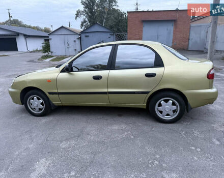 Желтый ЗАЗ Ланос, объемом двигателя 1.39 л и пробегом 126 тыс. км за 2100 $, фото 2 на Automoto.ua