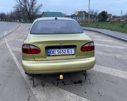 Желтый ЗАЗ Ланос, объемом двигателя 1.4 л и пробегом 210 тыс. км за 1750 $, фото 4 на Automoto.ua