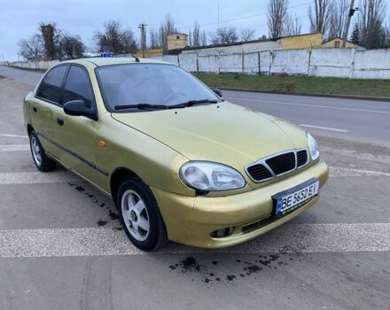 Желтый ЗАЗ Ланос, объемом двигателя 1.4 л и пробегом 210 тыс. км за 1750 $, фото 2 на Automoto.ua