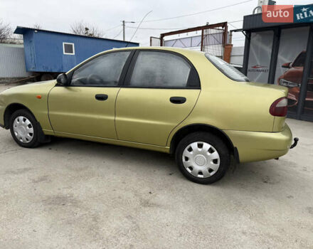 Желтый ЗАЗ Ланос, объемом двигателя 1.4 л и пробегом 153 тыс. км за 2200 $, фото 2 на Automoto.ua