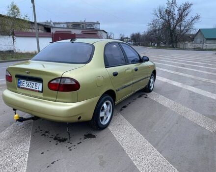 Желтый ЗАЗ Ланос, объемом двигателя 1.4 л и пробегом 210 тыс. км за 1750 $, фото 1 на Automoto.ua