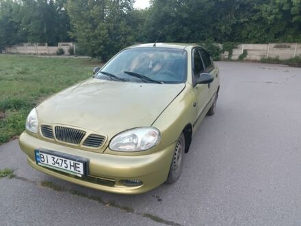 Желтый ЗАЗ Ланос, объемом двигателя 1.5 л и пробегом 260 тыс. км за 1750 $, фото 1 на Automoto.ua