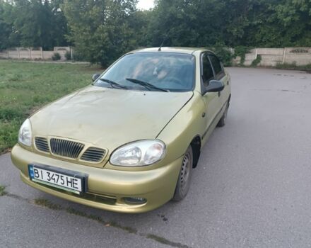 Желтый ЗАЗ Ланос, объемом двигателя 1.5 л и пробегом 260 тыс. км за 1750 $, фото 1 на Automoto.ua