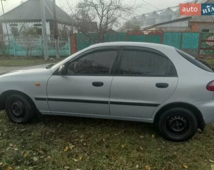 Сірий ЗАЗ Ланос, об'ємом двигуна 1.5 л та пробігом 111 тис. км за 2000 $, фото 1 на Automoto.ua
