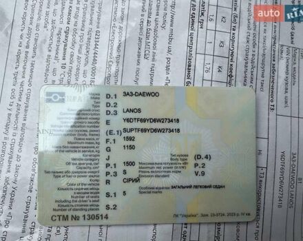 Серый ЗАЗ Ланос, объемом двигателя 1.5 л и пробегом 172 тыс. км за 2100 $, фото 13 на Automoto.ua