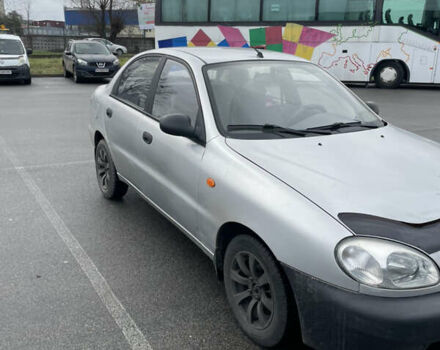 Сірий ЗАЗ Ланос, об'ємом двигуна 1.4 л та пробігом 105 тис. км за 1600 $, фото 1 на Automoto.ua