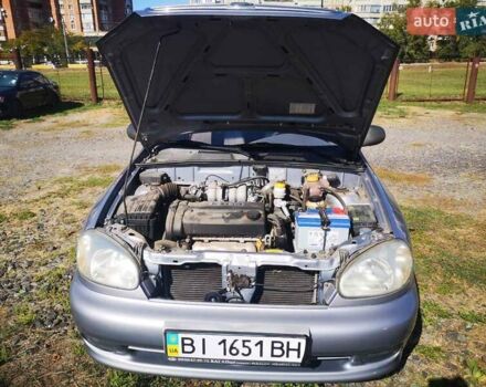 Сірий ЗАЗ Ланос, об'ємом двигуна 1.6 л та пробігом 69 тис. км за 3800 $, фото 3 на Automoto.ua