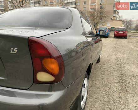 Сірий ЗАЗ Ланос, об'ємом двигуна 1.5 л та пробігом 203 тис. км за 4000 $, фото 5 на Automoto.ua