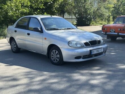 Сірий ЗАЗ Ланос, об'ємом двигуна 1.3 л та пробігом 150 тис. км за 1100 $, фото 1 на Automoto.ua