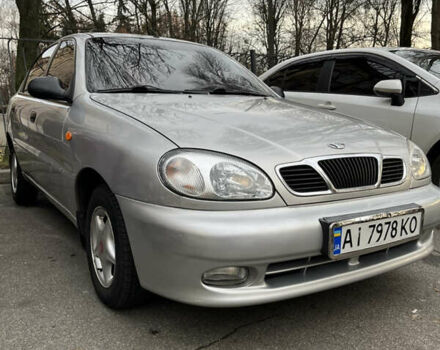 Сірий ЗАЗ Ланос, об'ємом двигуна 1.4 л та пробігом 124 тис. км за 2300 $, фото 1 на Automoto.ua