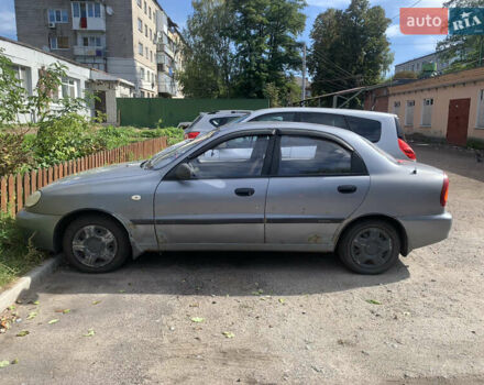 Сірий ЗАЗ Ланос, об'ємом двигуна 1.5 л та пробігом 196 тис. км за 2200 $, фото 1 на Automoto.ua