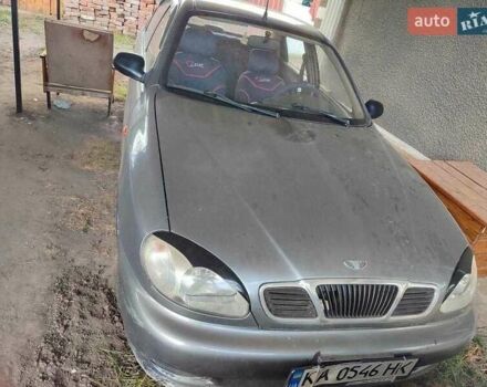 Сірий ЗАЗ Ланос, об'ємом двигуна 1.4 л та пробігом 217 тис. км за 1600 $, фото 1 на Automoto.ua
