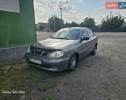 Сірий ЗАЗ Ланос, об'ємом двигуна 1.39 л та пробігом 213 тис. км за 1555 $, фото 1 на Automoto.ua